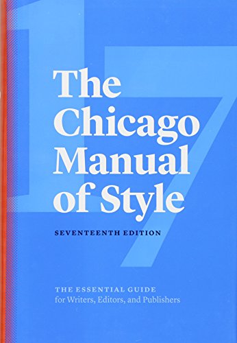 The Chicago Manual of Style, 17th edition: jacket image